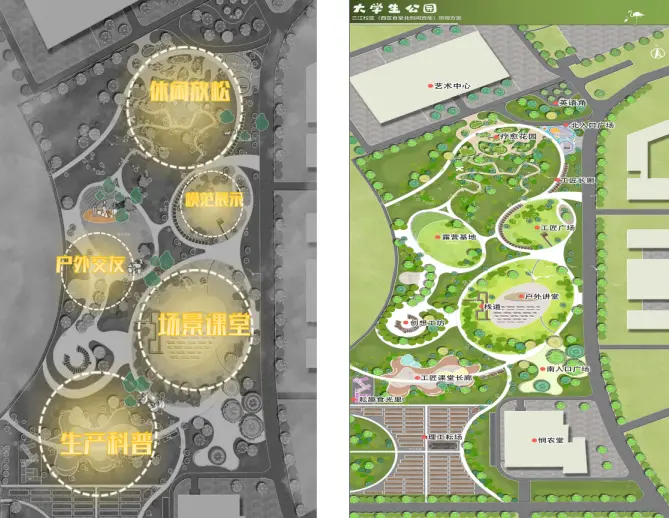 体育博彩
大学生公园功能分区图。图/体育博彩
建筑与设计学院